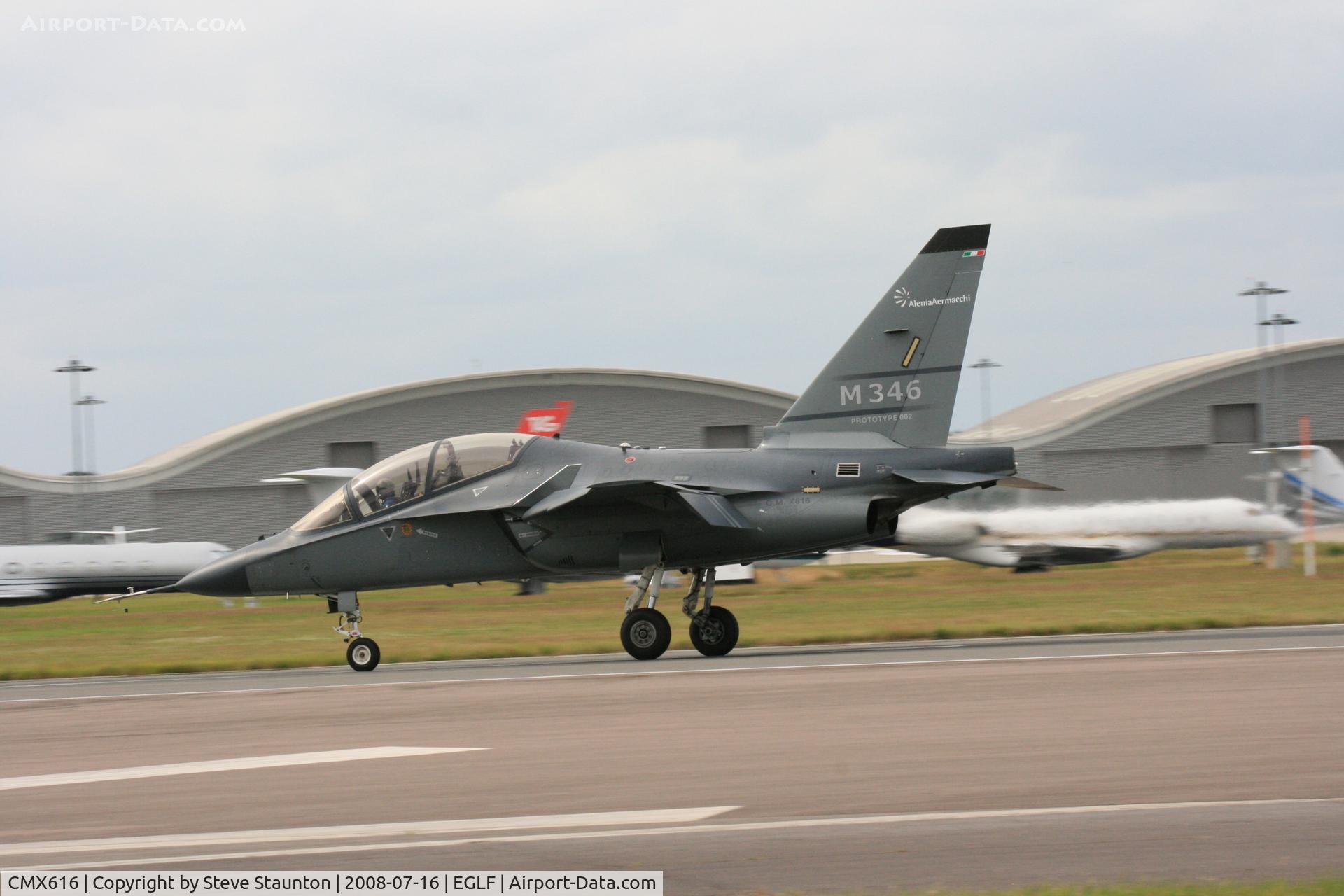 CMX616, Alenia Aermacchi M-346 Master C/N 002, Taken at Farnborough Airshow on the Wednesday trade day, 16th July 2009.