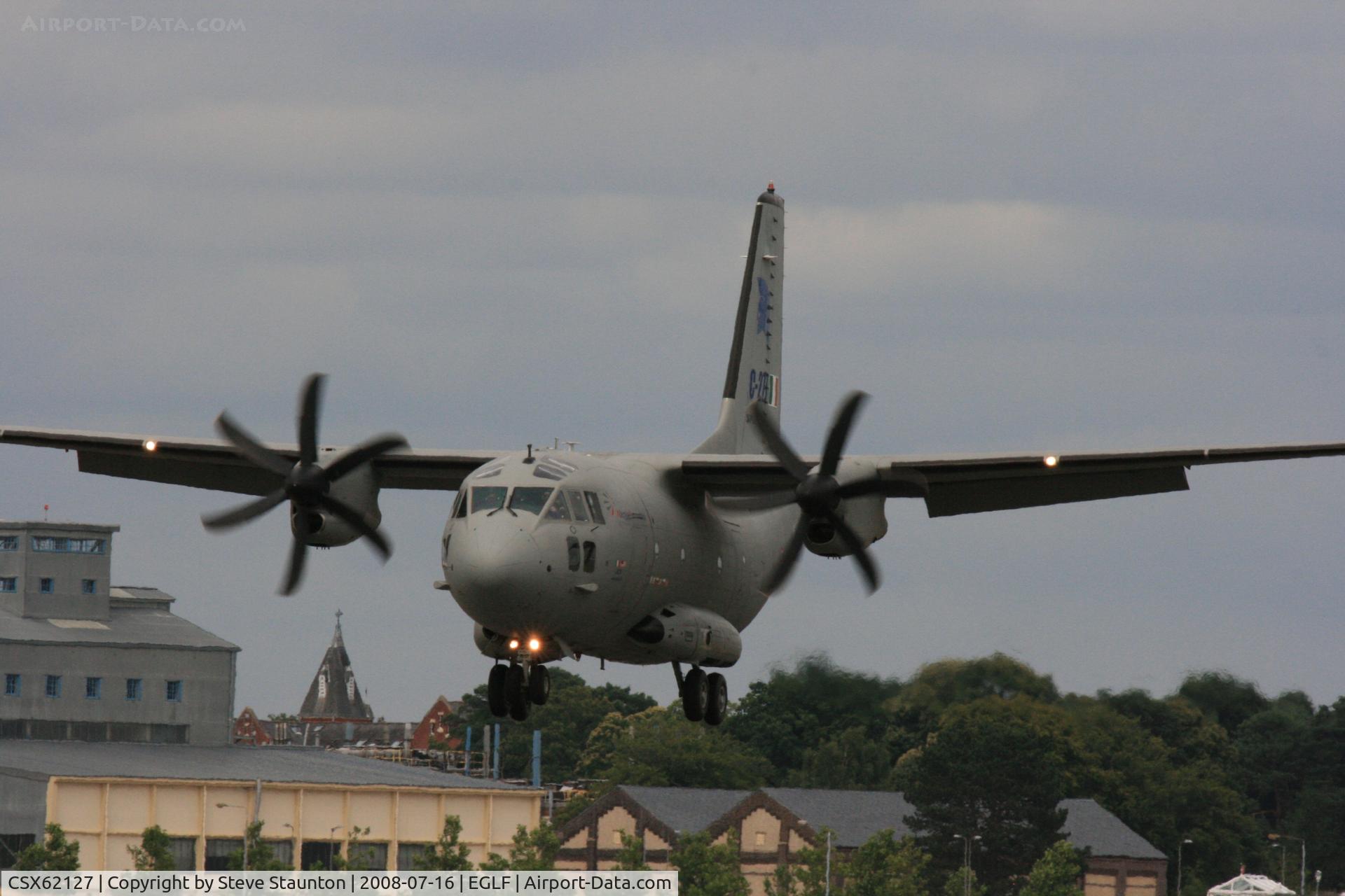 CSX62127, 1980 Alenia C-27J Spartan C/N 4033, Taken at Farnborough Airshow on the Wednesday trade day, 16th July 2009