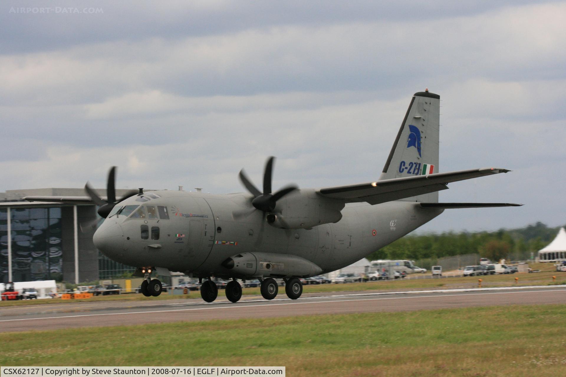 CSX62127, 1980 Alenia C-27J Spartan C/N 4033, Taken at Farnborough Airshow on the Wednesday trade day, 16th July 2009