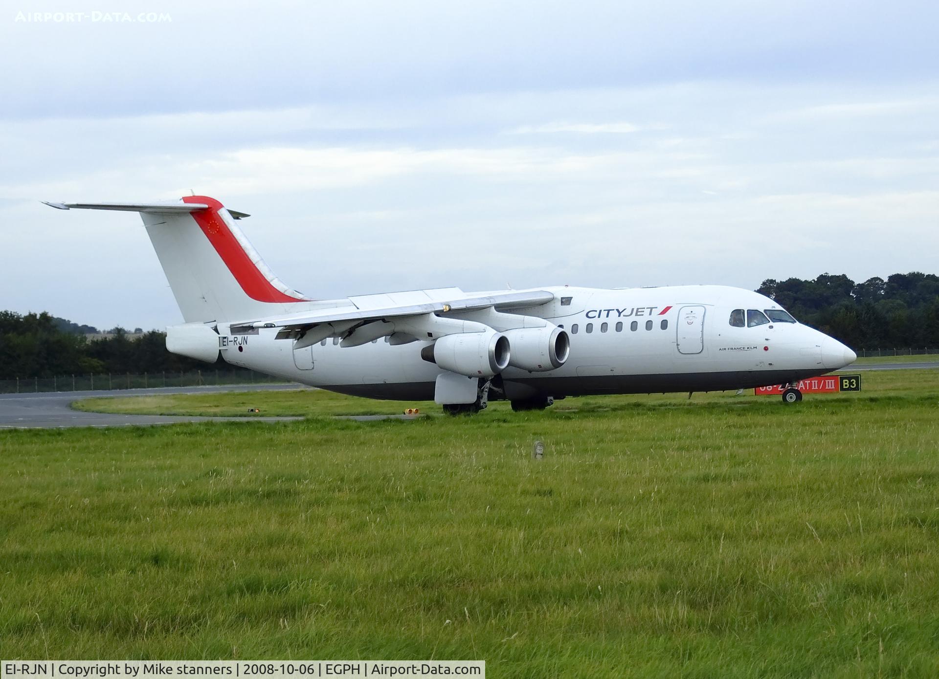 EI-RJN, 1999 BAE Systems Avro 146-RJ85 C/N E.2351, Cityjet RJ85 arriving at EDI as 