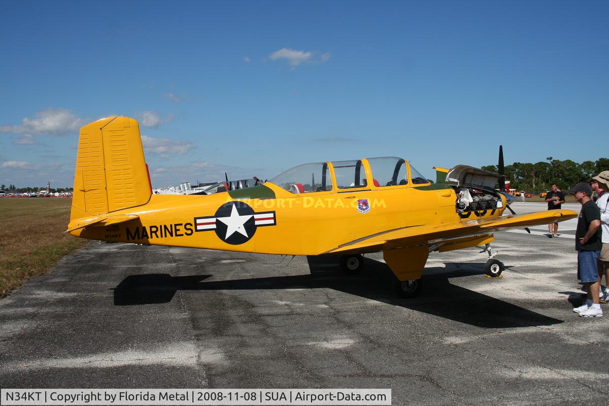 N34KT, 1956 Beech D-45 Mentor C/N BG-271, T-34