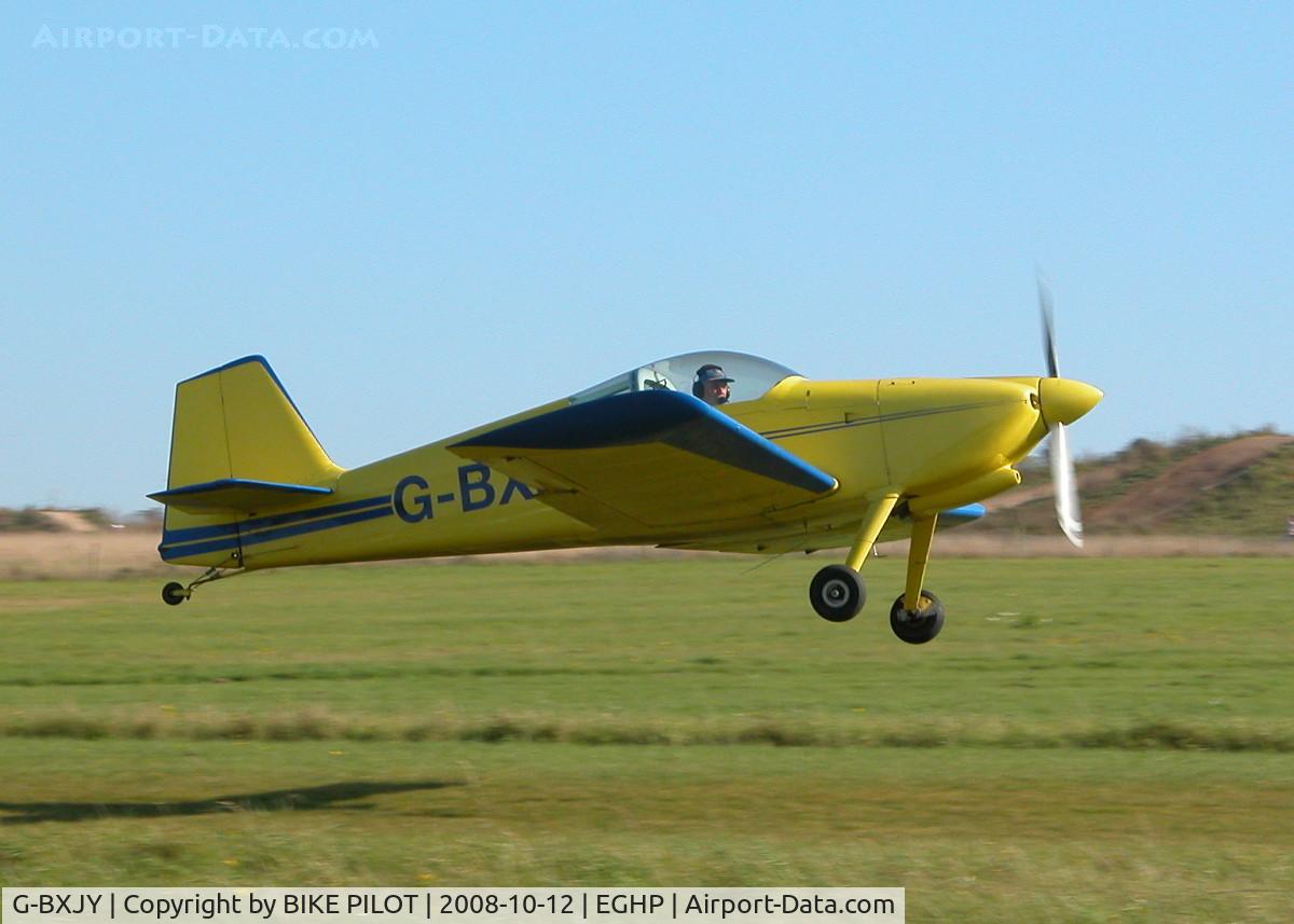G-BXJY, 1998 Vans RV-6 C/N PFA 181-12447, TAKING OF FROM POPHAM