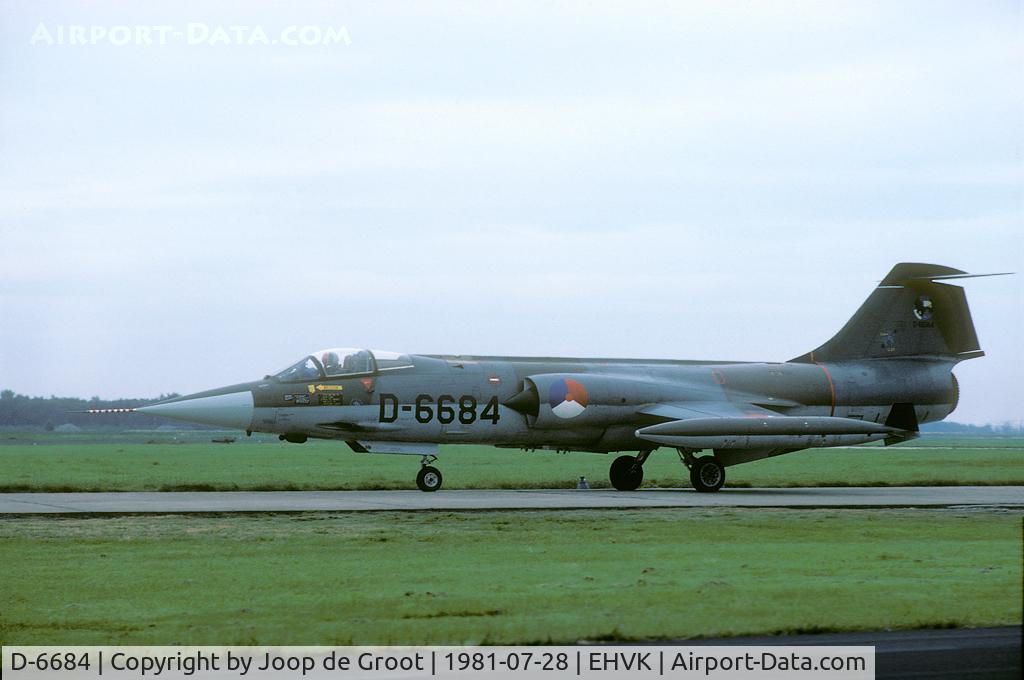 D-6684, Lockheed F-104G Starfighter C/N 683-6684, sold to Greece in 1982