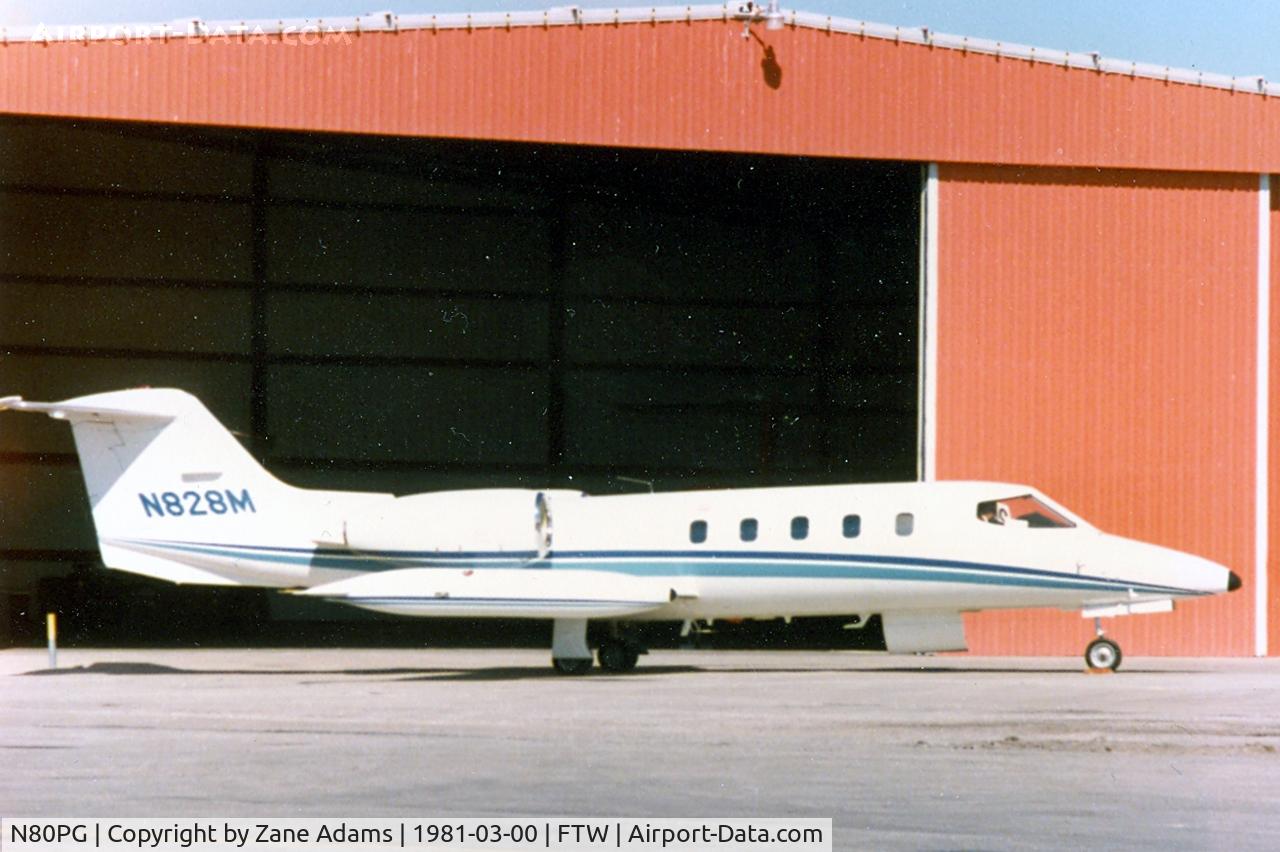 N80PG, 1976 Gates Learjet 35 C/N 35-063, Lear35A (cn 35-063) registered to Kendavis Industries (Cullen Davis)