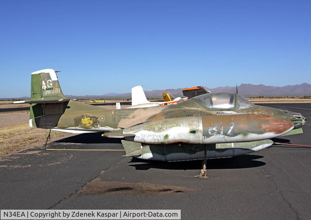 N34EA, Cessna A-37B Dragonfly C/N 69-6381, Marana Regional Airport