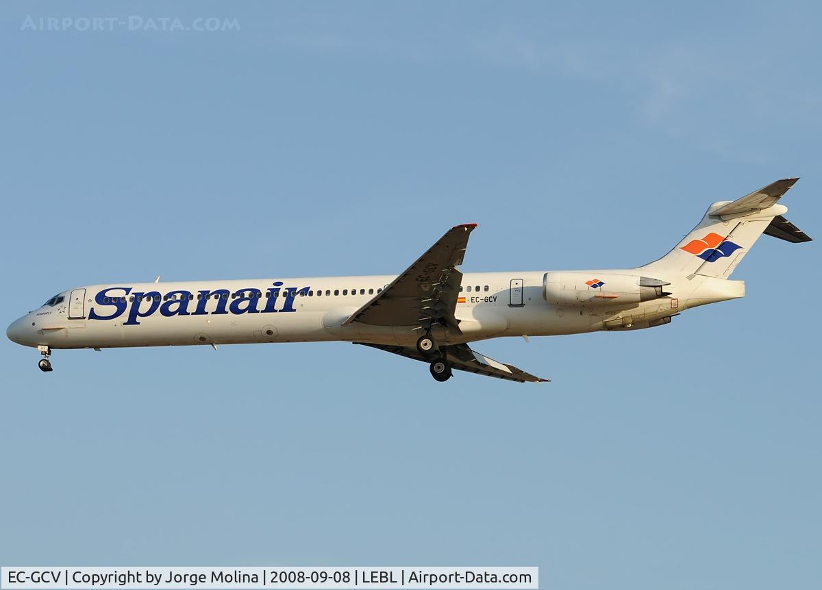 EC-GCV, 1992 McDonnell Douglas MD-82 (DC-9-82) C/N 53165, 