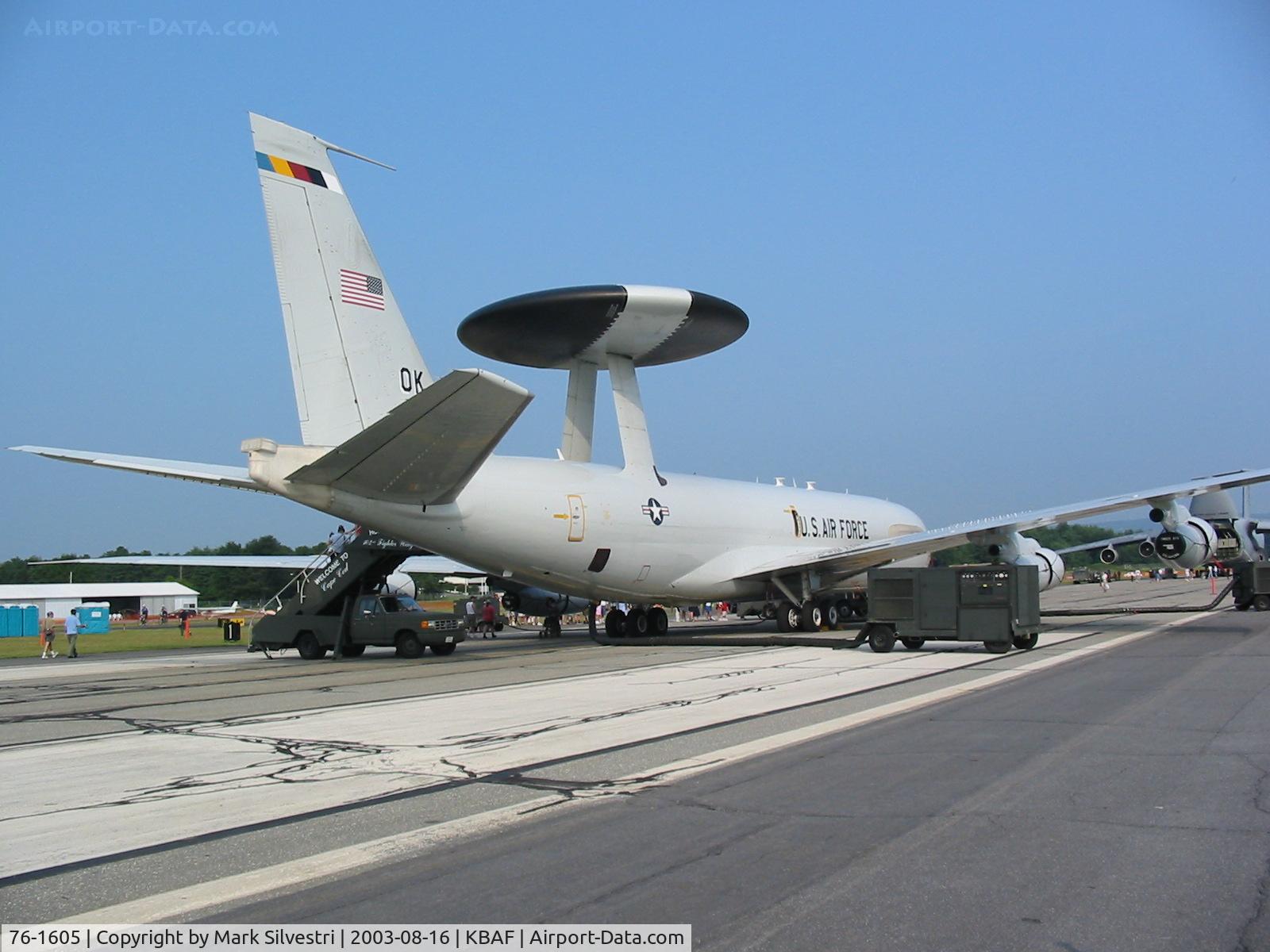 76-1605, 1976 Boeing E-3B Sentry C/N 21435/924, Barnes Airshow 2003