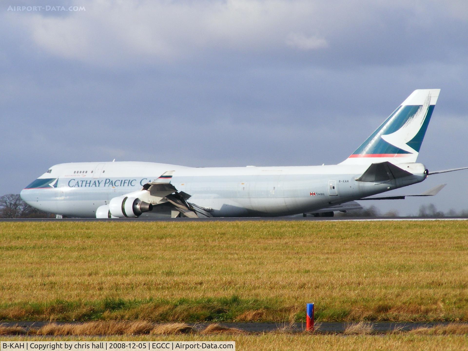 B-KAH, 1993 Boeing 747-412 C/N 27134, Cathay Pacific Cargo