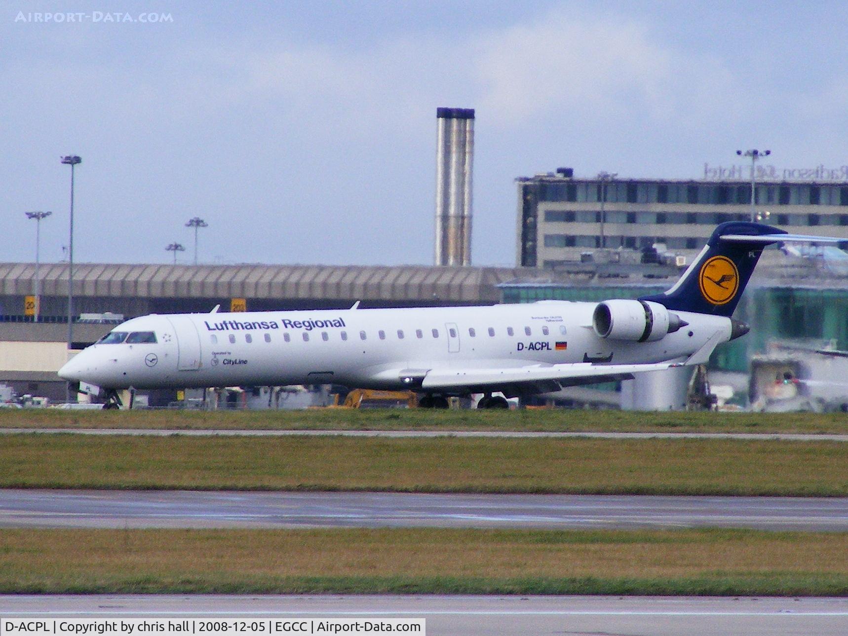 D-ACPL, 2002 Canadair CRJ-701ER (CL-600-2C10) Regional Jet C/N 10076, Lufthansa Regional operated by CityLine