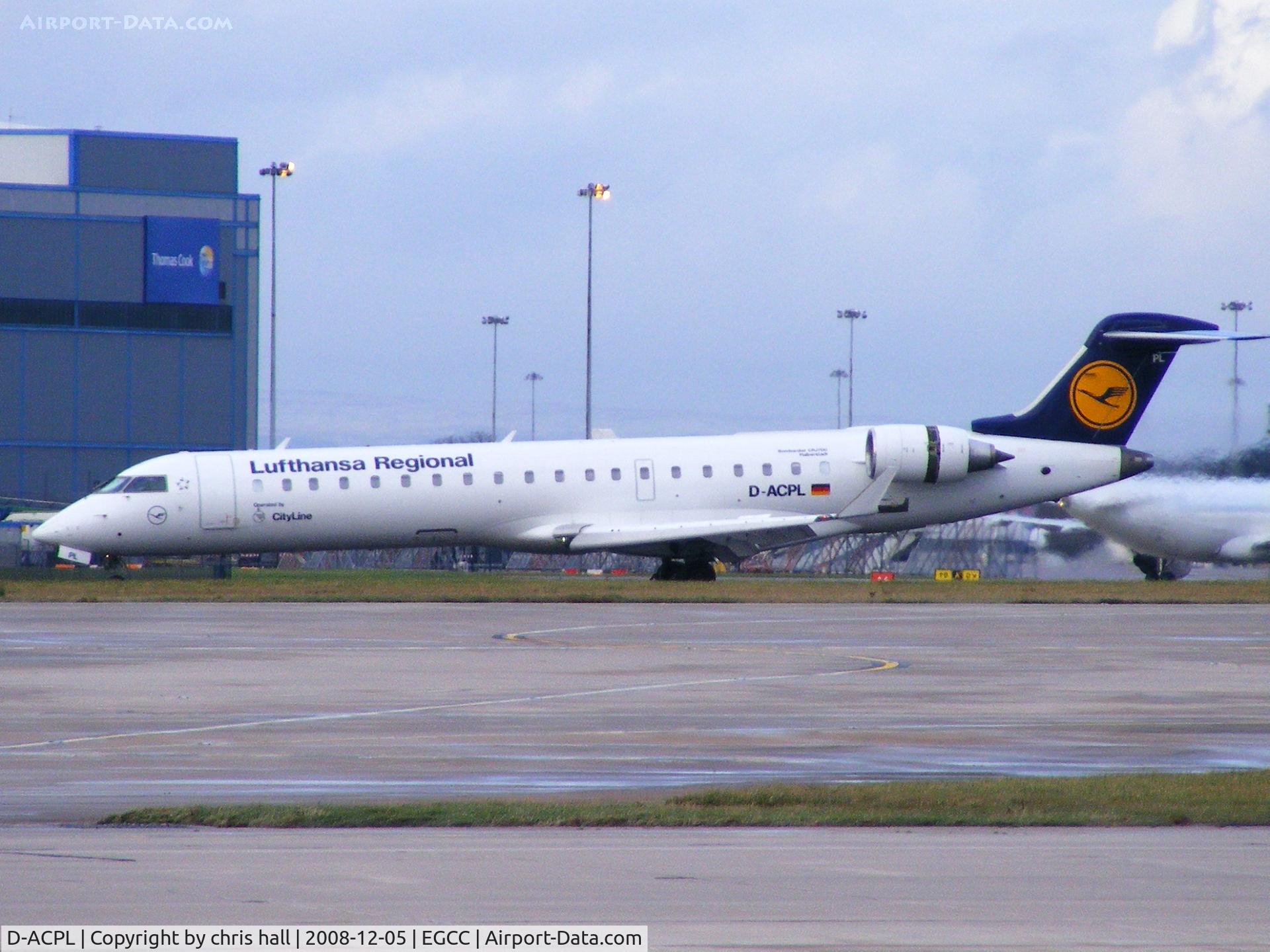 D-ACPL, 2002 Canadair CRJ-701ER (CL-600-2C10) Regional Jet C/N 10076, Lufthansa Regional operated by CityLine