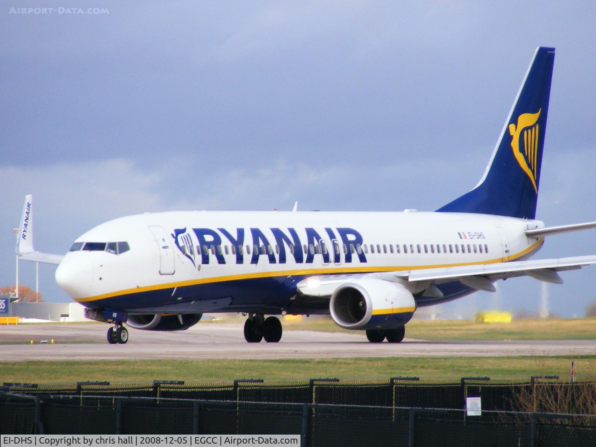 EI-DHS, 2005 Boeing 737-8AS(WL) C/N 33580, Ryanair