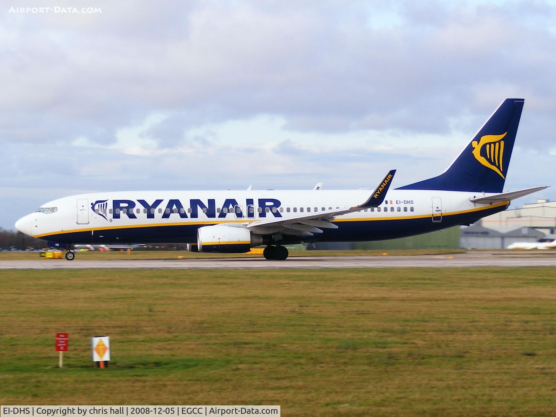 EI-DHS, 2005 Boeing 737-8AS(WL) C/N 33580, Ryanair