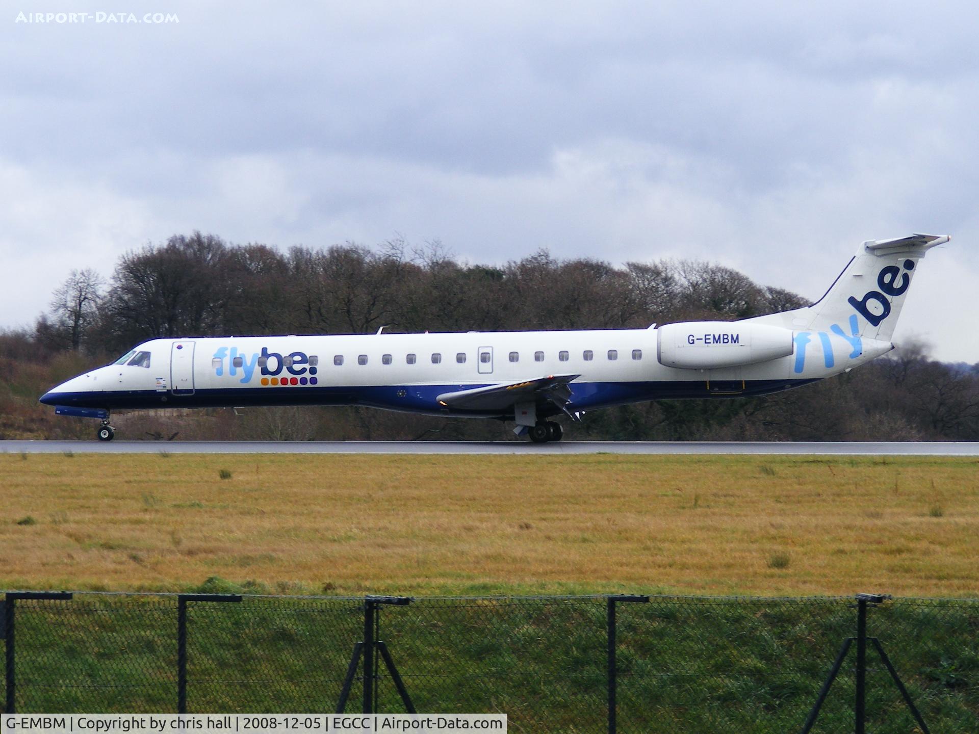 G-EMBM, 1999 Embraer EMB-145EU (ERJ-145EU) C/N 145196, flybe