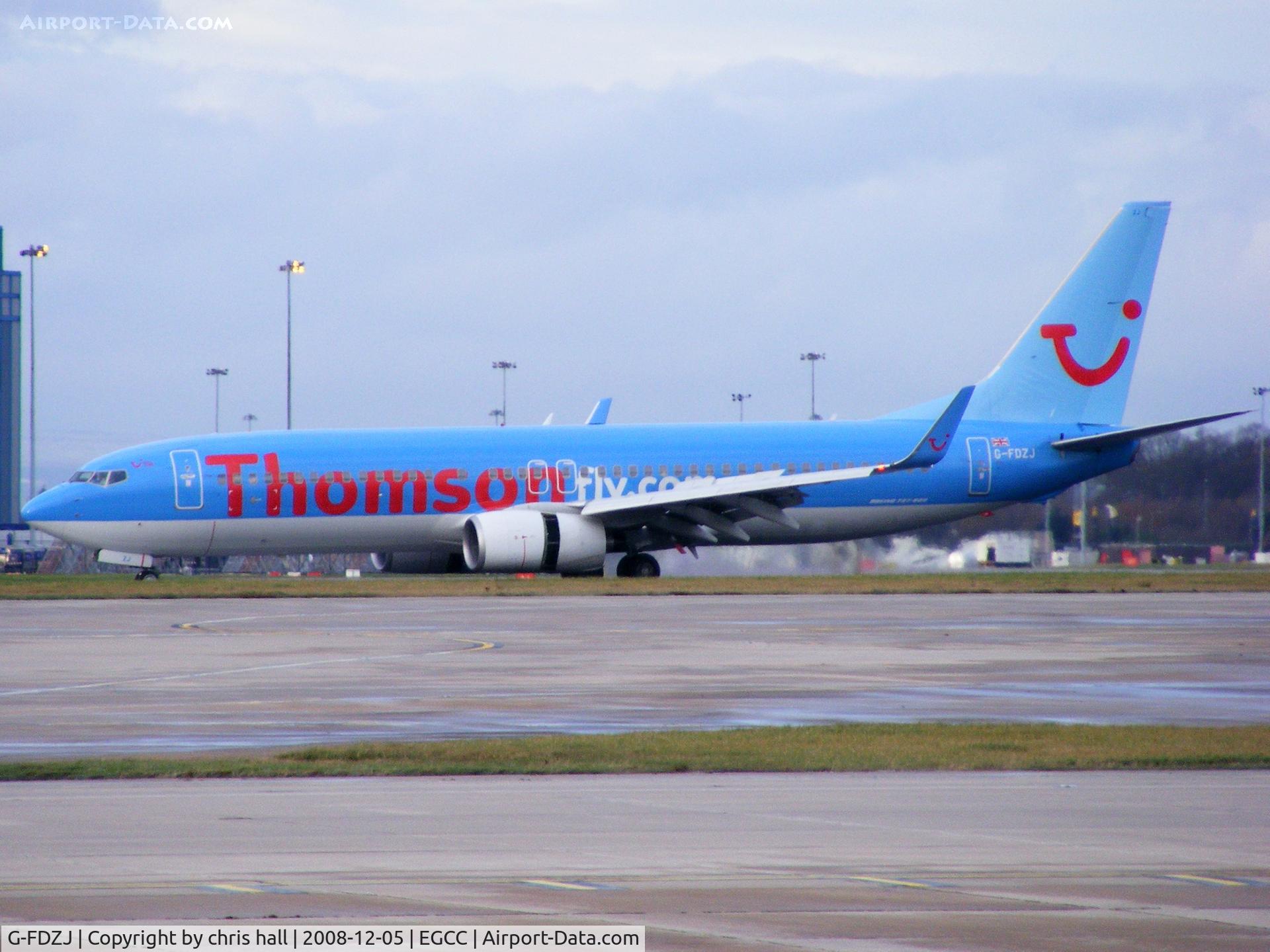 G-FDZJ, 2007 Boeing 737-8K5 C/N 34690, Thomson