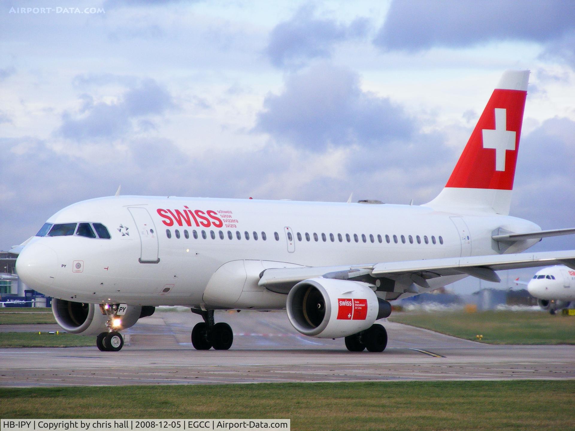 HB-IPY, 1996 Airbus A319-112 C/N 621, Swiss Air