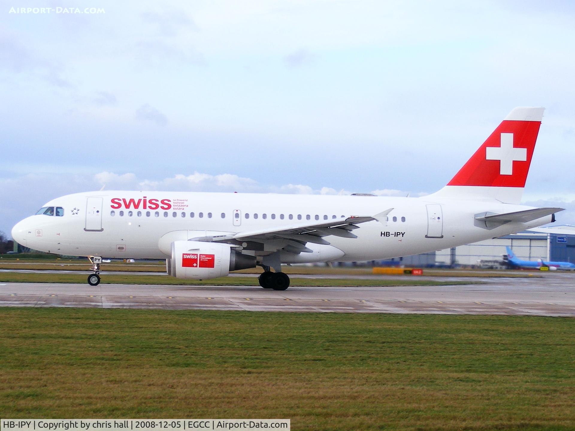 HB-IPY, 1996 Airbus A319-112 C/N 621, Swiss Air