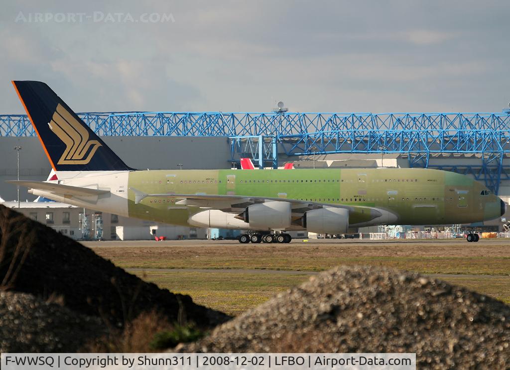 F-WWSQ, 2008 Airbus A380-841 C/N 021, C/n 021 - For Singapore Airlines as 9V-SKH