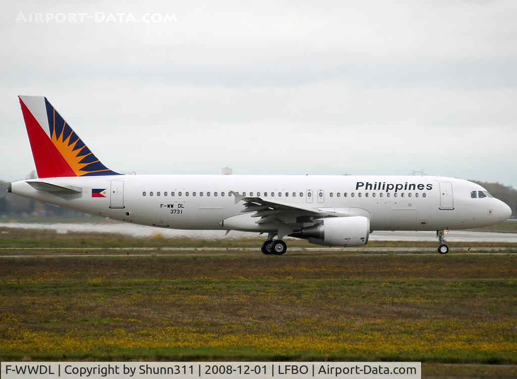F-WWDL, 2008 Airbus A320-214 C/N 3731, C/n 3731 - To be RP-C8615