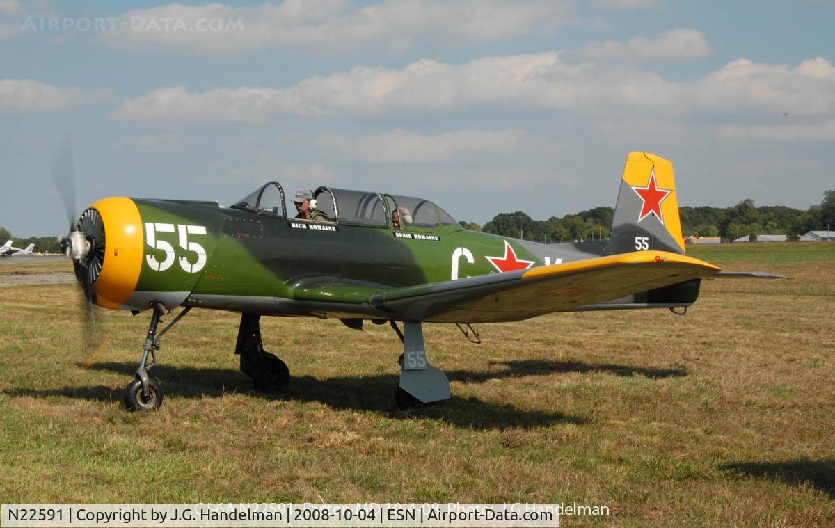 N22591, 1974 Nanchang CJ-6A C/N 1432026, at Easton MD