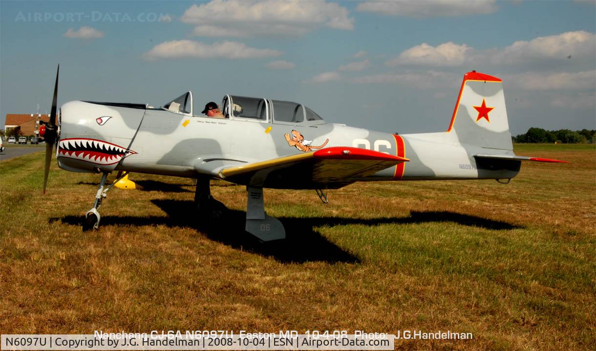 N6097U, 1973 Nanchang CJ-6 C/N 2851276, at Easton MD