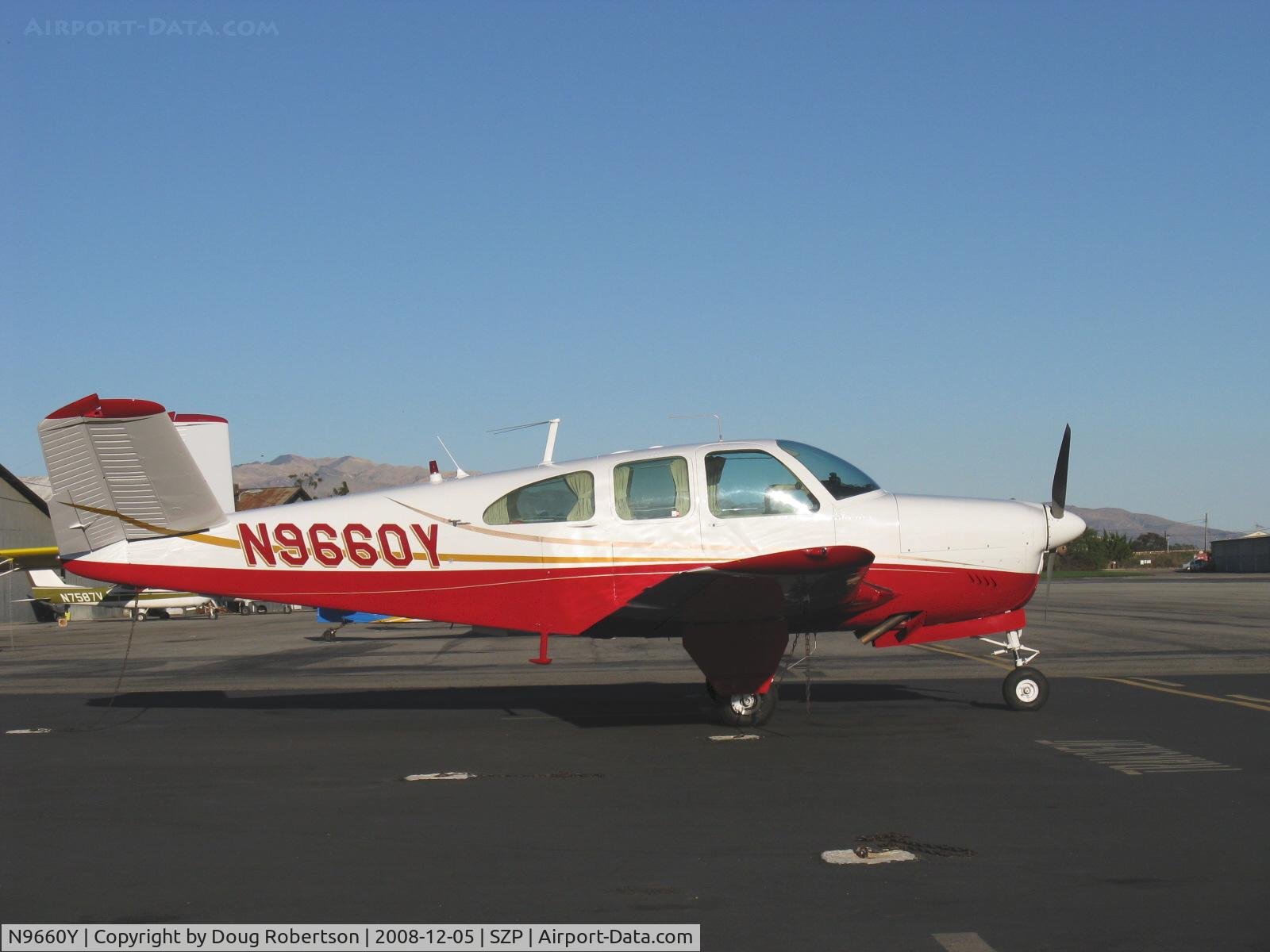 N9660Y, 1962 Beech P35 Bonanza C/N D-7087, 1962 Beech P35 BONANZA, Continental IO-470-N 260 Hp, absolutely stunning appearance