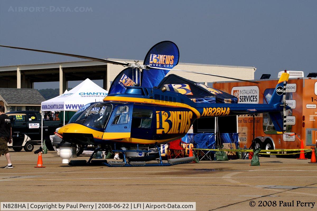 N828HA, 1980 Bell 206B JetRanger C/N 3183, In the very sweet company colors