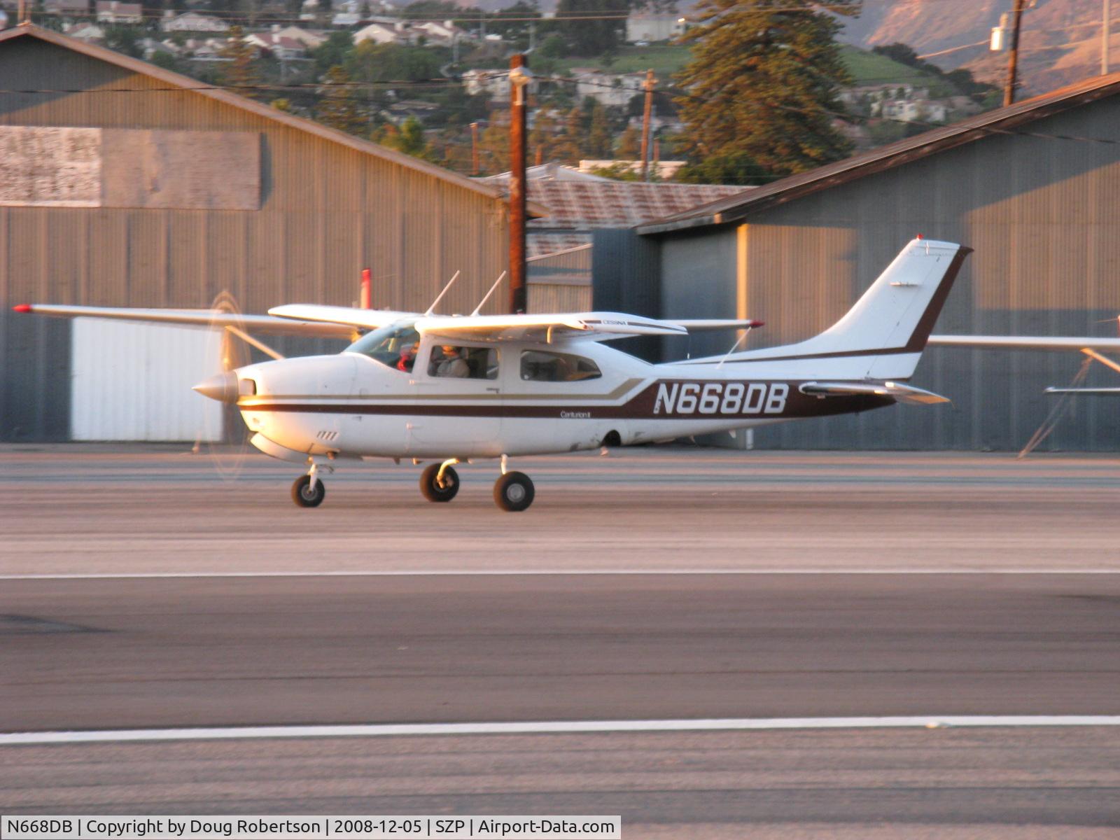 N668DB, 1975 Cessna 210L Centurion C/N 21061003, 1975 Cessna 210L CENTURION, Continental IO-520-L 300 Hp, taxi back after landing Rwy 04
