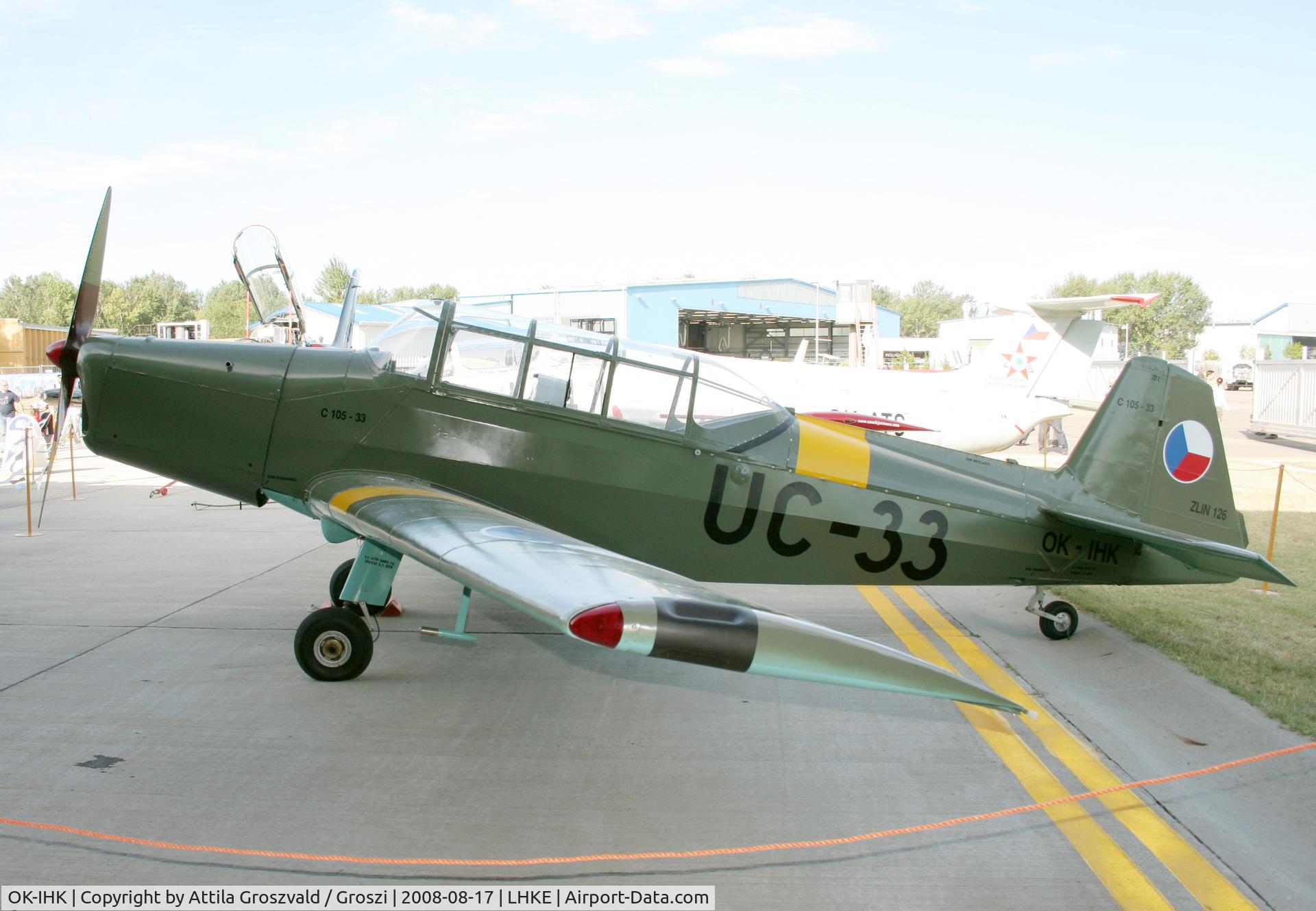 OK-IHK, Zlin Z-126 Trener 2 C/N 731, Kecskemét, Hungarian Air-Forces Base / LHKE / Hungary - Airshow '2008 - (OK-IHK/UC-33 - C-105-33)