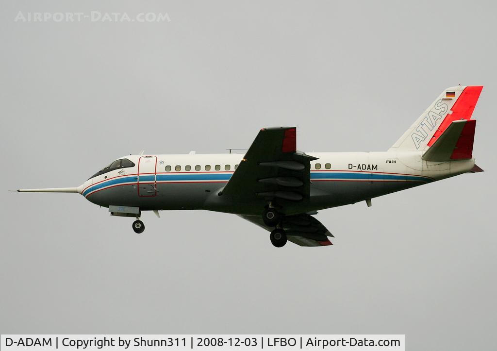 D-ADAM, 1978 VFW-Fokker VFW-614 C/N G17, Landing rwy 32L... Last Fokker VFW614 in flight opb DLR