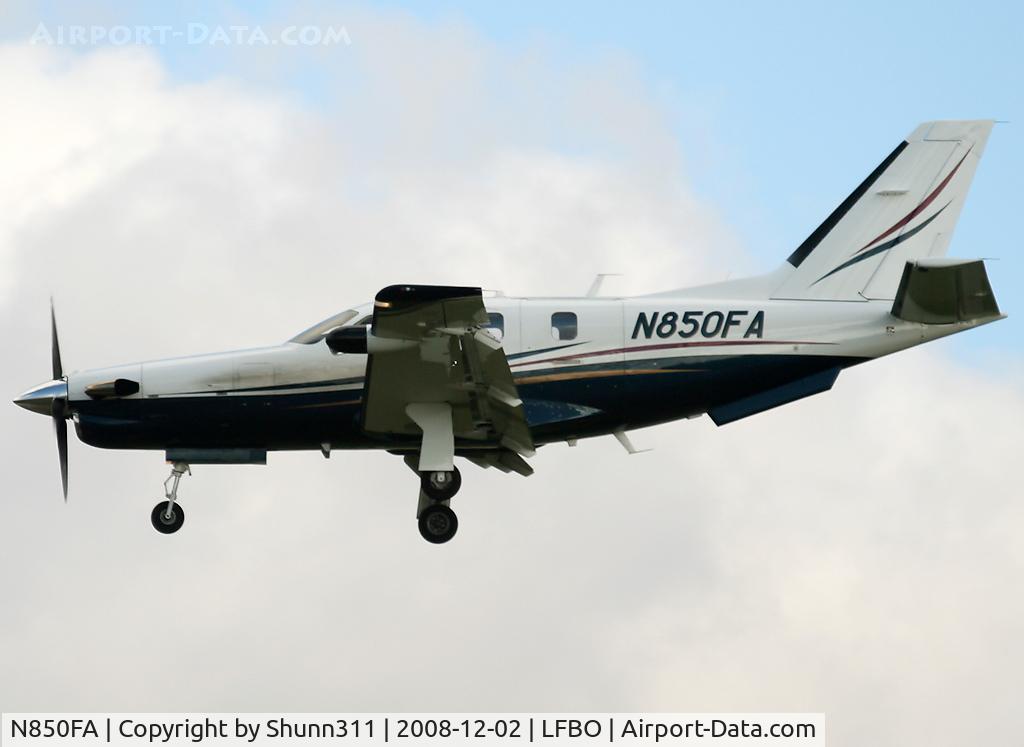 N850FA, Socata TBM 850 C/N 471, Landing rwy 32L