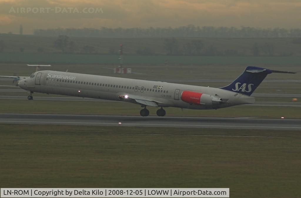 LN-ROM, 1991 McDonnell Douglas MD-81 (DC-9-81) C/N 53008, SAS  MD81