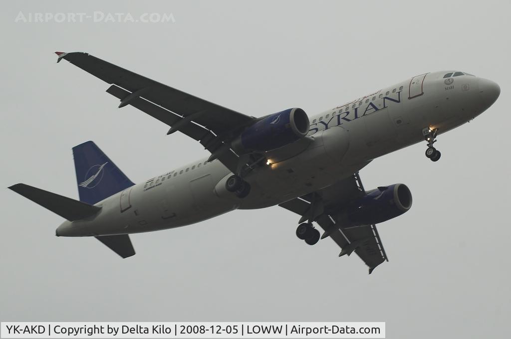 YK-AKD, 1999 Airbus A320-232 C/N 1076, SYRIAN ARAB AIRLINES