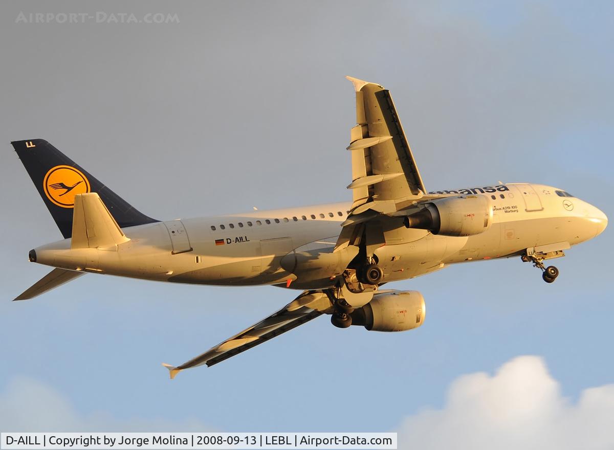 D-AILL, 1997 Airbus A319-114 C/N 689, 