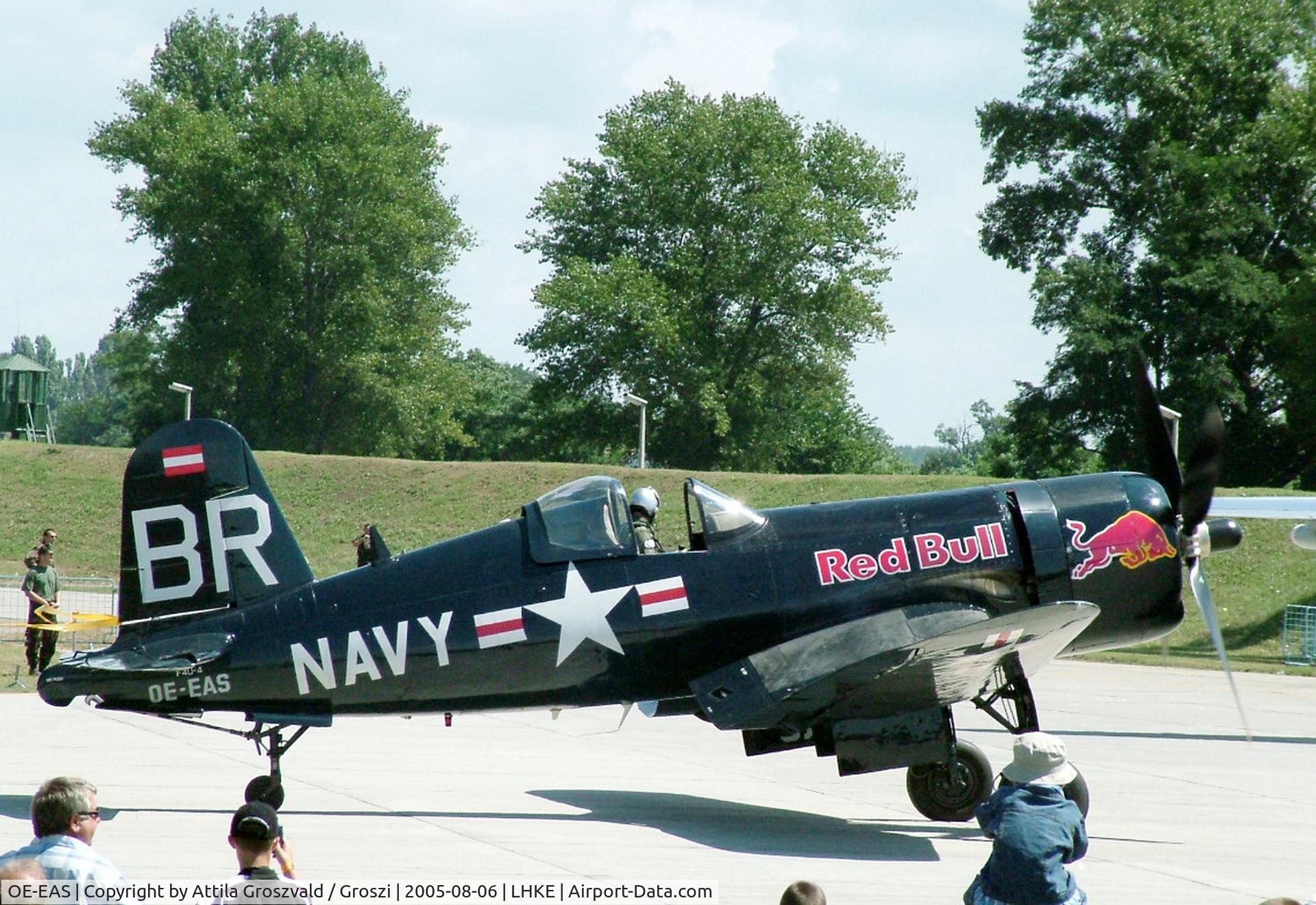 OE-EAS, 1945 Vought F4U-4 Corsair C/N 9149, Kecskemét, Hungarian Air-Forces Base / LHKE / Hungary - Airshow '2005