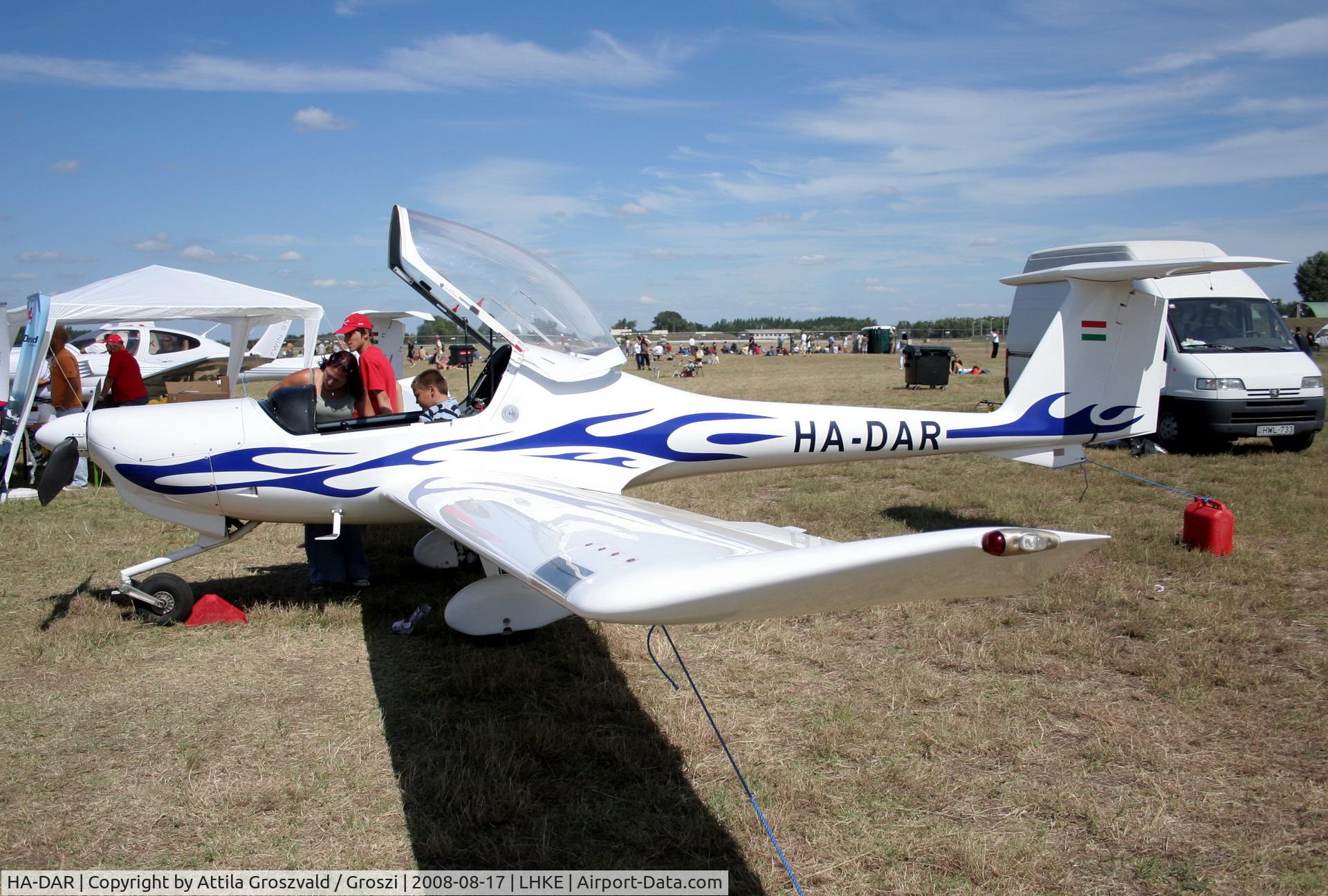 HA-DAR, 1997 Diamond DA-20A-1 Katana C/N 10306, Kecskemét, Hungarian Air-Forces Base / LHKE / Hungary - Airshow '2008