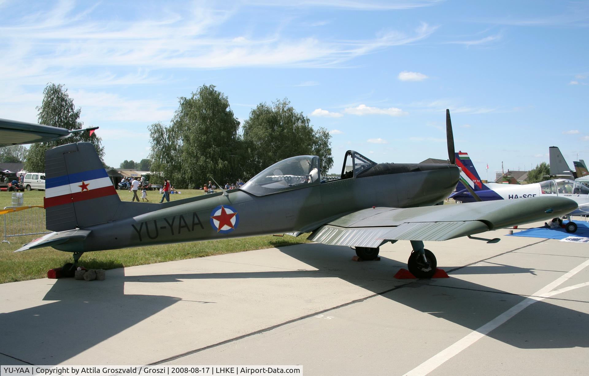 YU-YAA, Soko J-20 Kraguj C/N 30136, Kecskemét, Hungarian Air-Forces Base / LHKE / Hungary - Airshow '2008