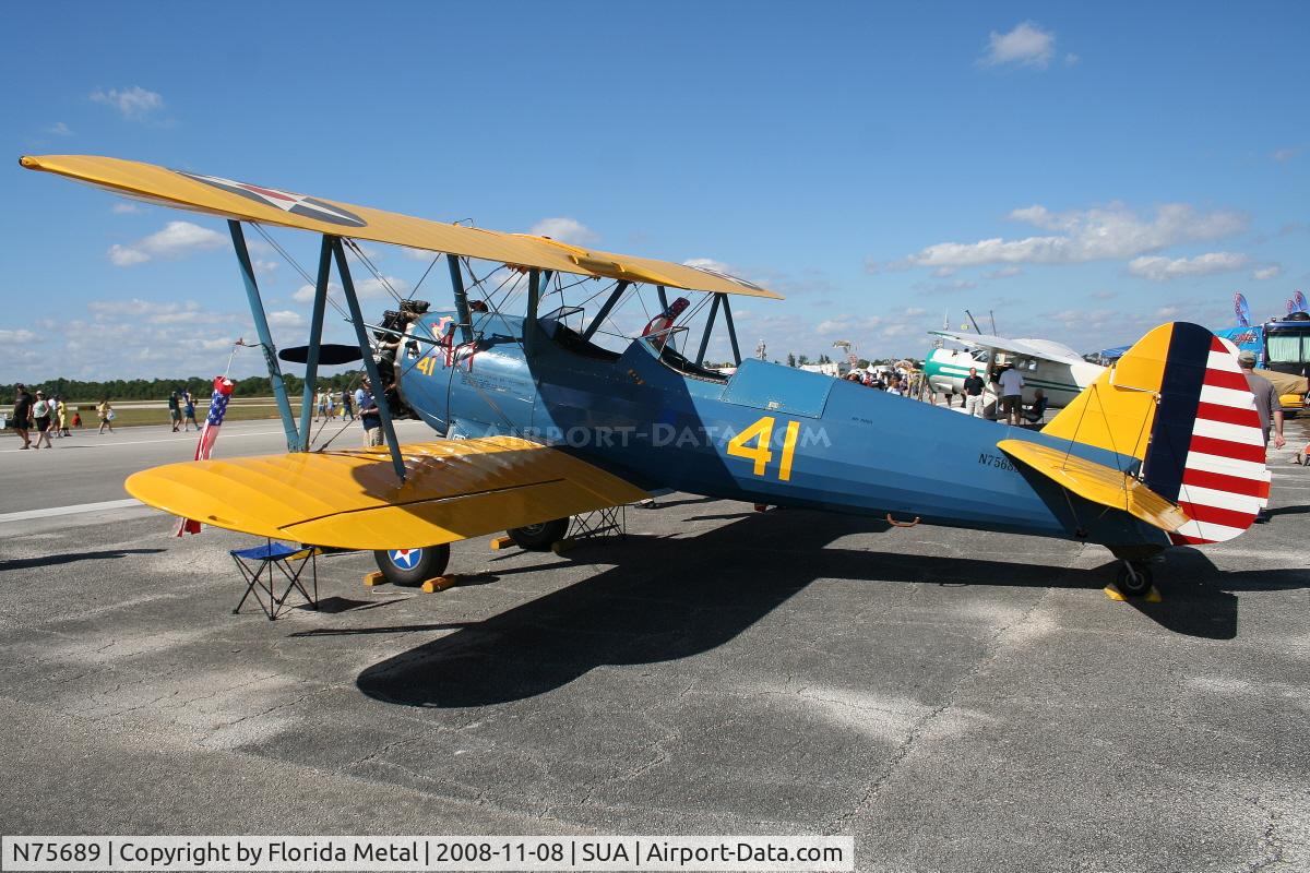 N75689, 1941 Boeing E75N1 C/N 75-8610, PT-17