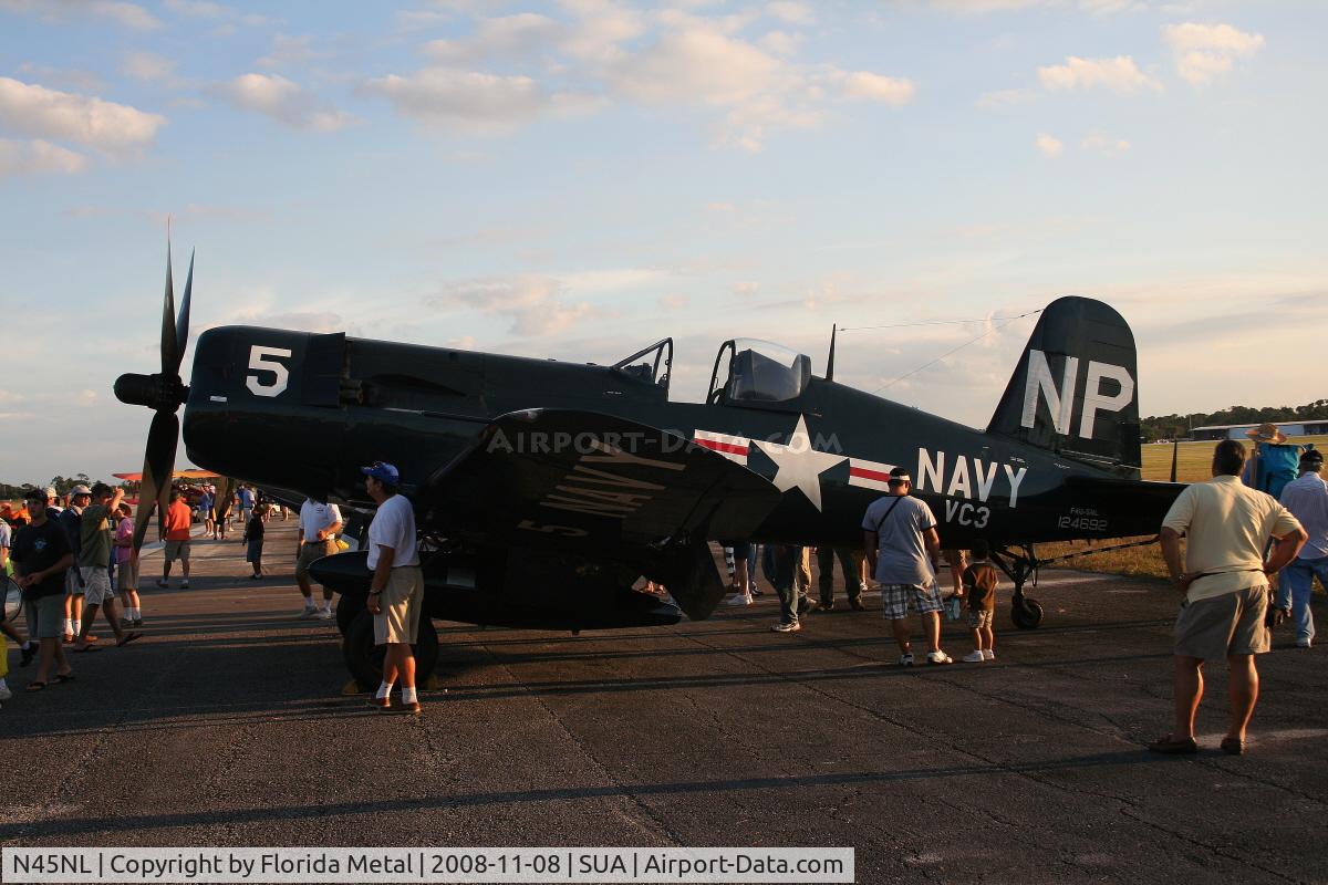N45NL, 1951 Vought F4U-5NL Corsair C/N 124692, F4U-5NL Corsair