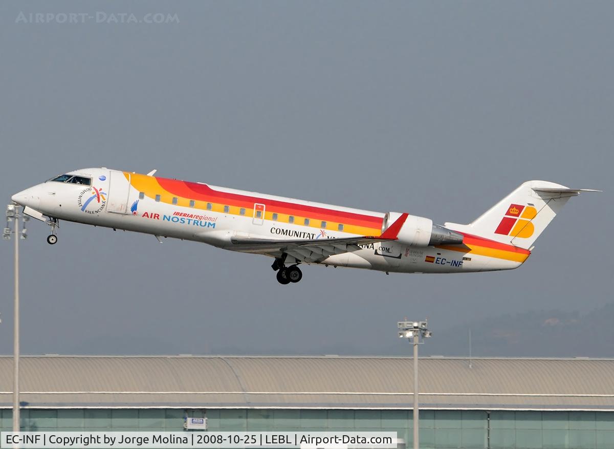 EC-INF, 2003 Bombardier CRJ-200ER (CL-600-2B19) C/N 7785, 