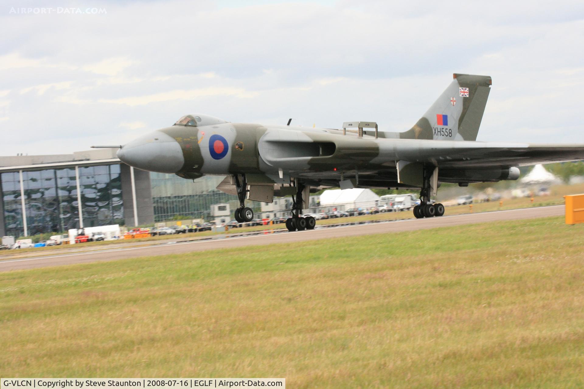 G-VLCN, 1960 Avro Vulcan B.2 C/N Set 12, Taken at Farnborough Airshow on the Wednesday trade day, 16th July 2009