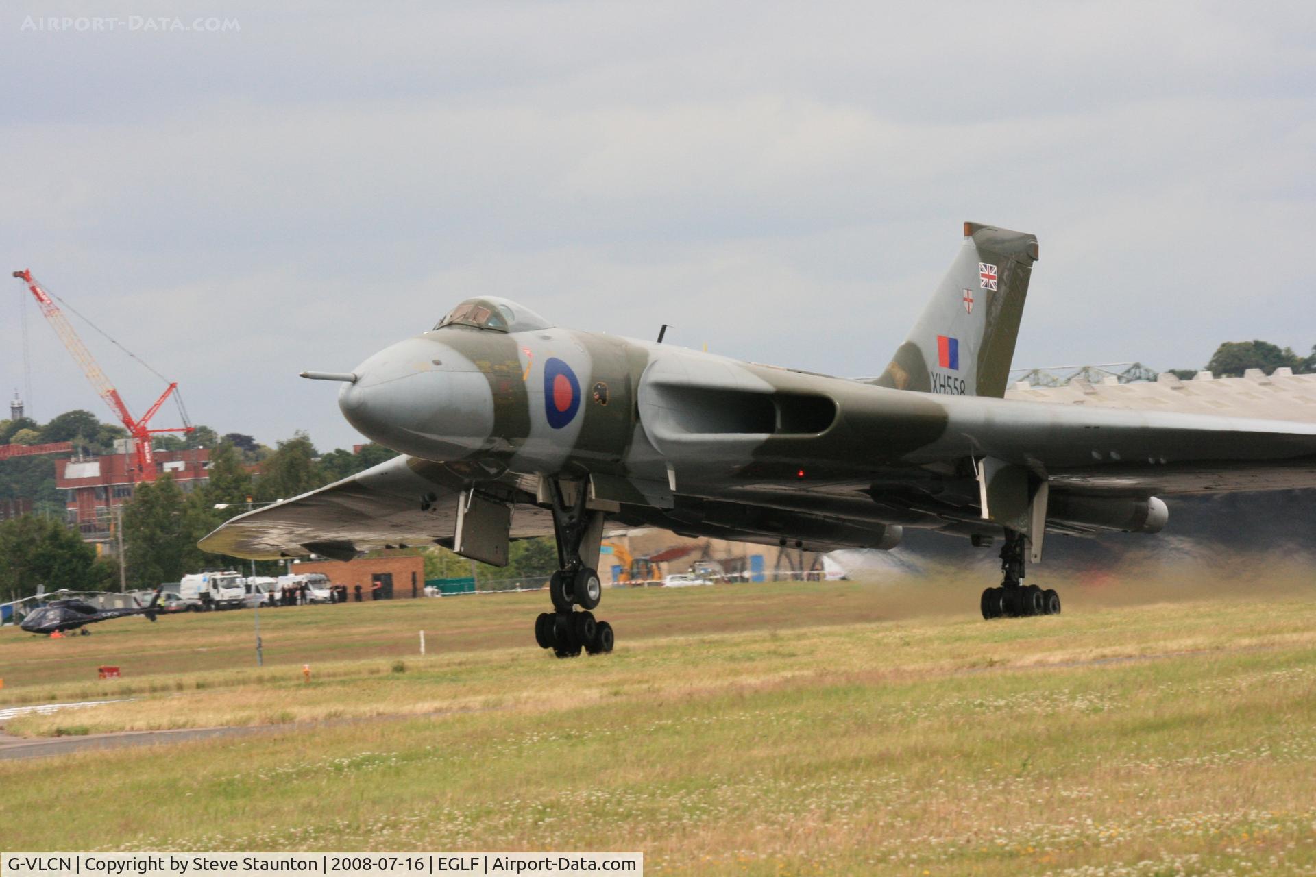 G-VLCN, 1960 Avro Vulcan B.2 C/N Set 12, Taken at Farnborough Airshow on the Wednesday trade day, 16th July 2009