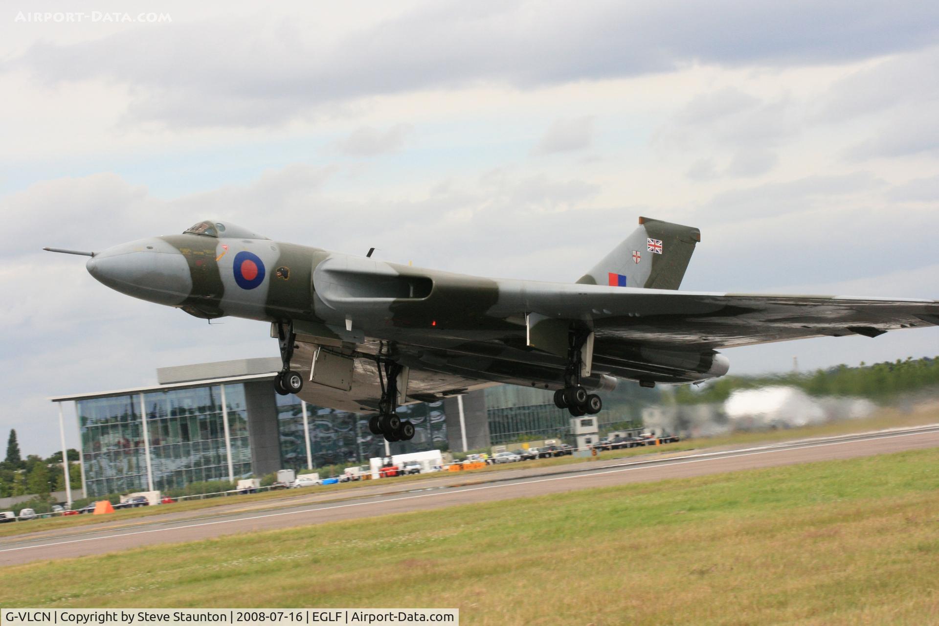 G-VLCN, 1960 Avro Vulcan B.2 C/N Set 12, Taken at Farnborough Airshow on the Wednesday trade day, 16th July 2009
