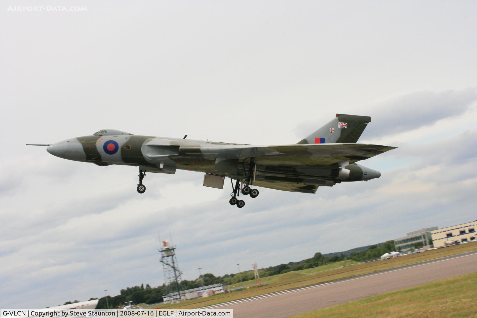 G-VLCN, 1960 Avro Vulcan B.2 C/N Set 12, Taken at Farnborough Airshow on the Wednesday trade day, 16th July 2009
