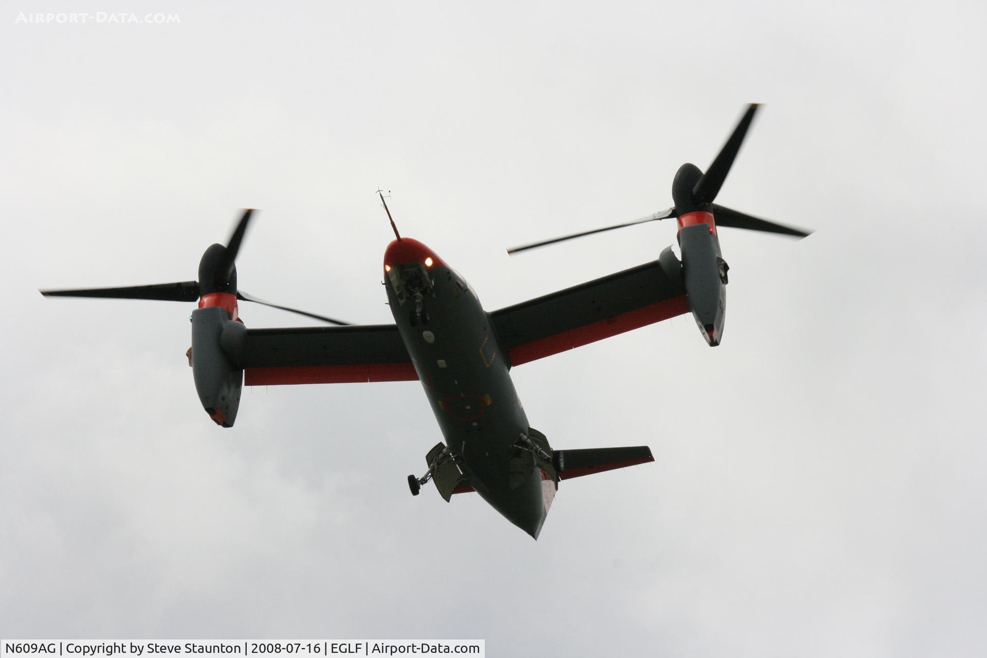 N609AG, 2003 Agusta-Bell AW609 C/N 60002, Taken at Farnborough Airshow on the Wednesday trade day, 16th July 2009