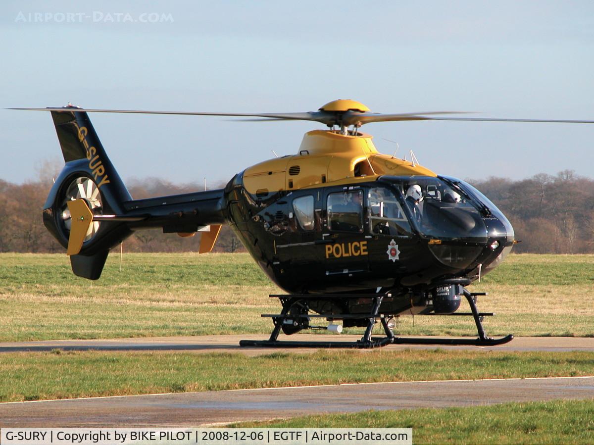 G-SURY, 2003 Eurocopter EC-135T-2 C/N 0283, RUN UP FOR TAKE OFF