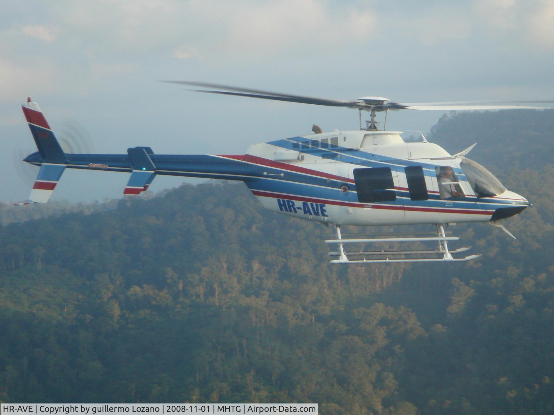 HR-AVE, 1997 Bell 407 C/N Not found HR-AVE, Flying over Tegucigalpa