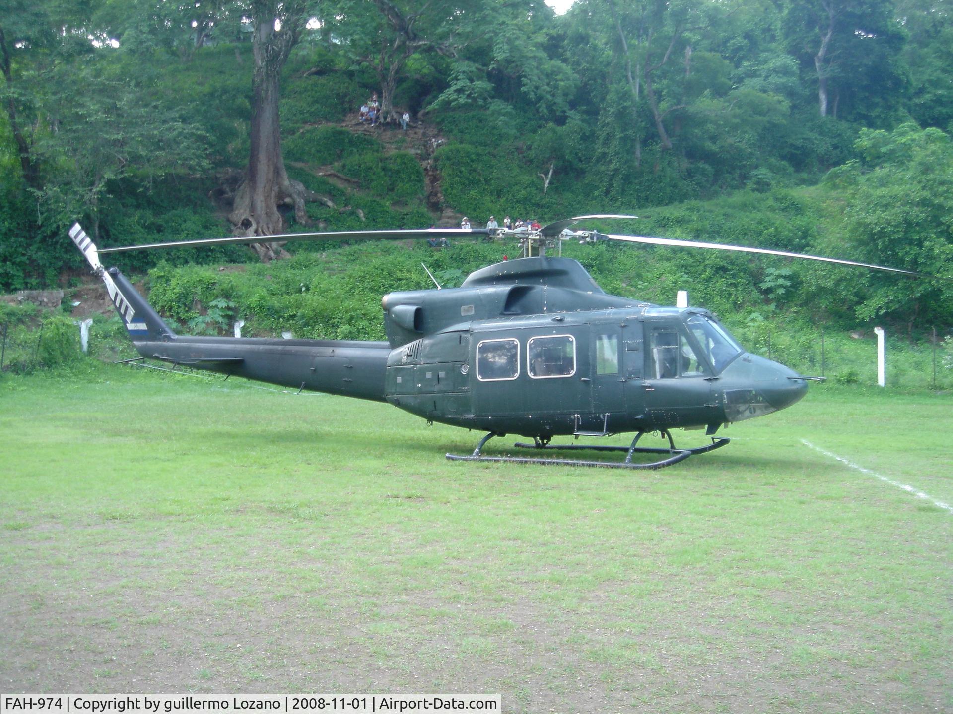 FAH-974, Bell 412 C/N 33124, In countryside honduras