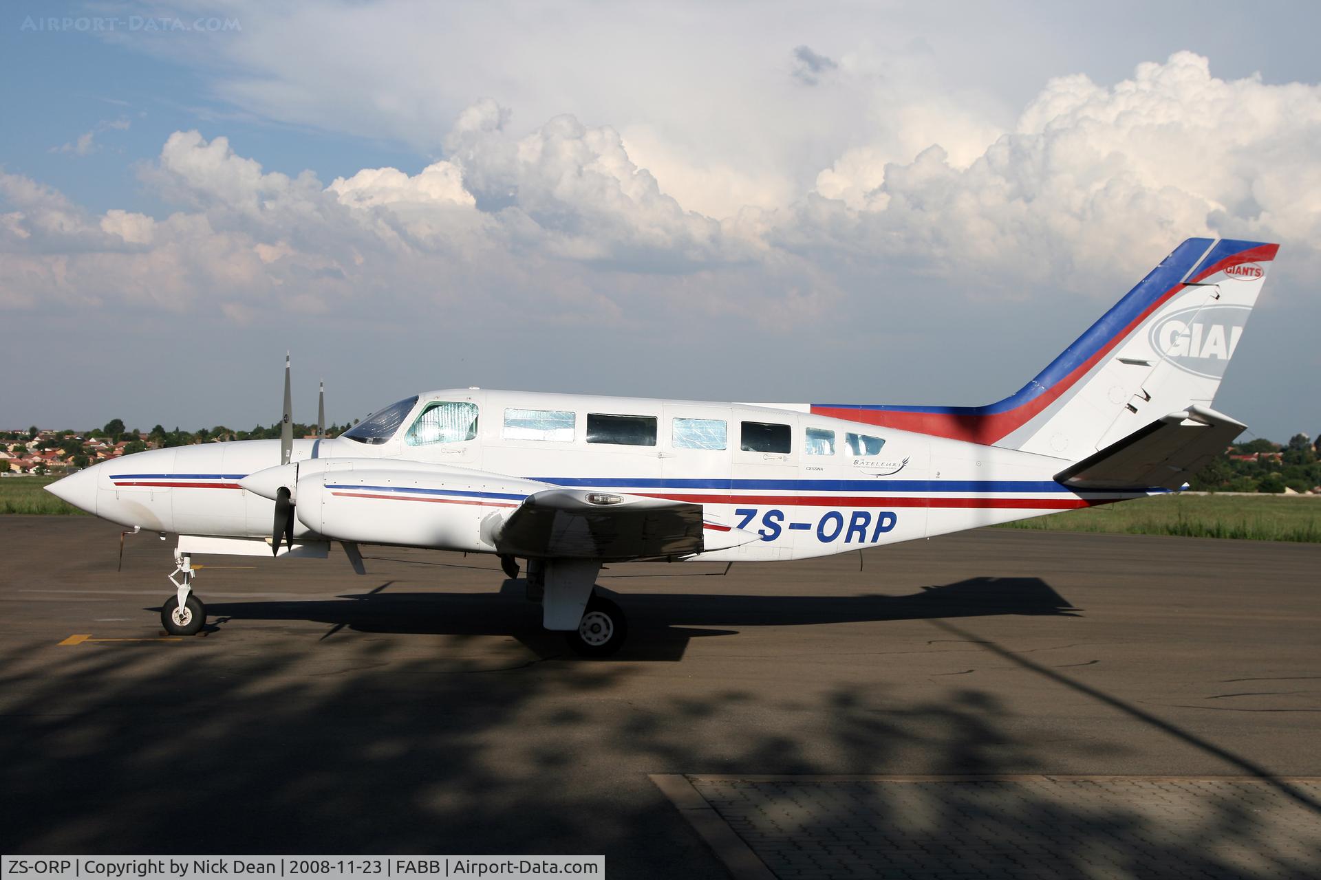 ZS-ORP, Cessna 404 Titan C/N 404-0212, FABB Brakpan South Africa