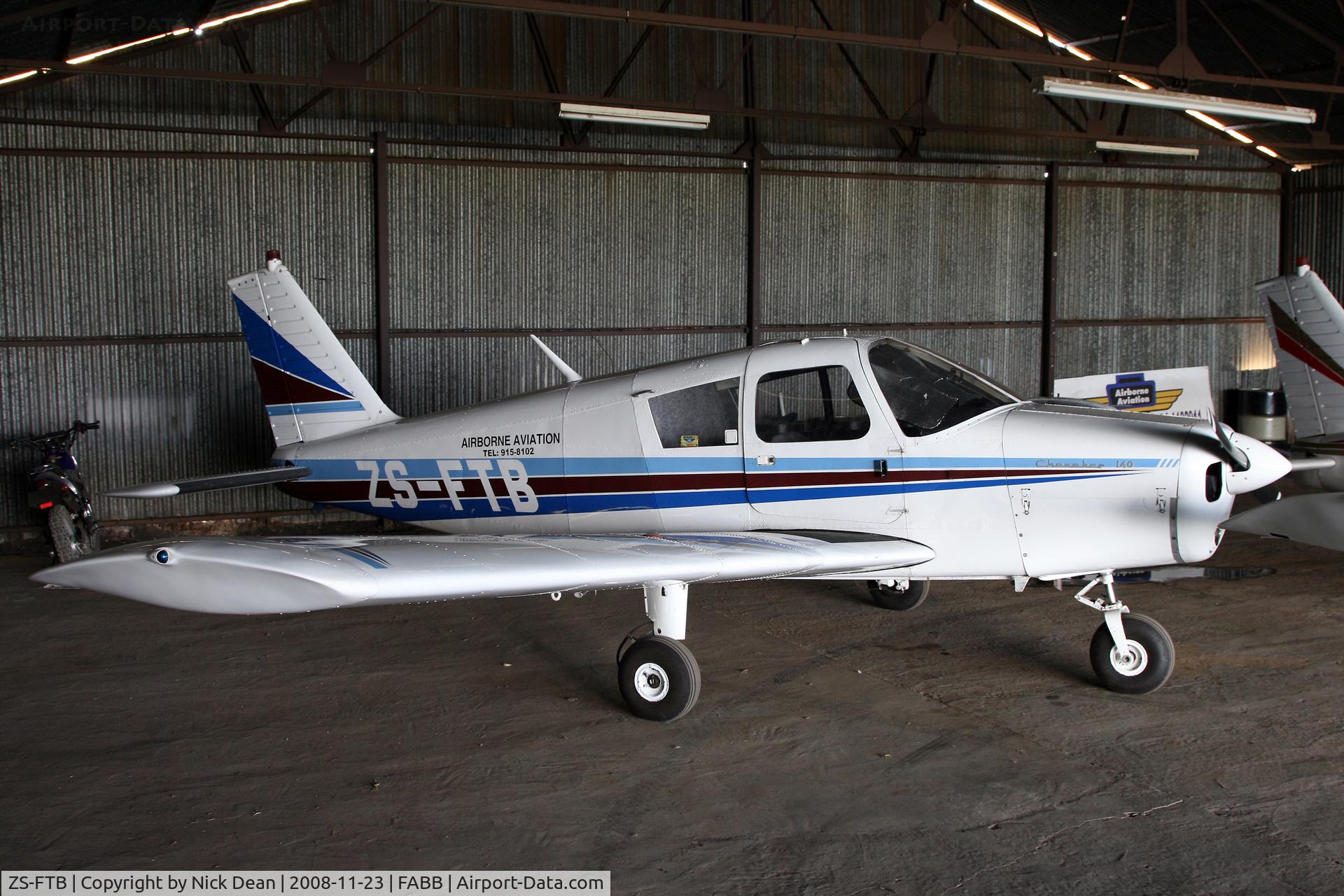ZS-FTB, Piper PA-28-140 Cherokee C/N Not found ZS-FTB, FABB Brakpan South Africa