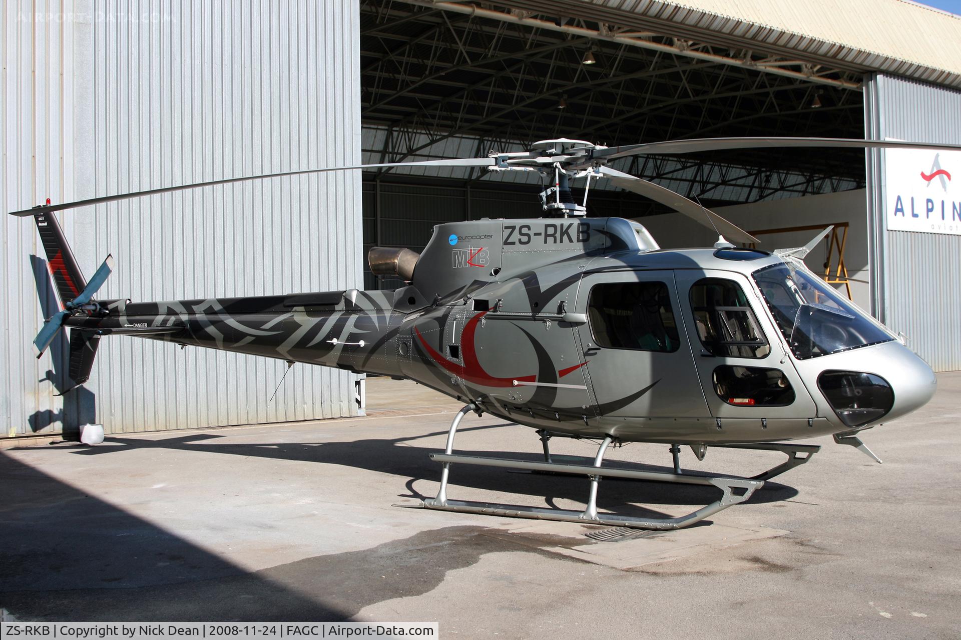 ZS-RKB, Aerospatiale AS-350B-2 Ecureuil C/N 4227, FAGC